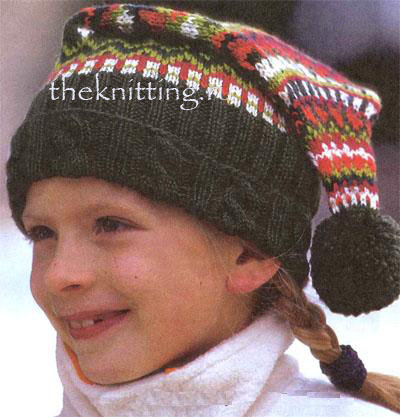 Вязание детских зимних шапок