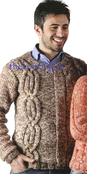 Вязание мужские пуловеры