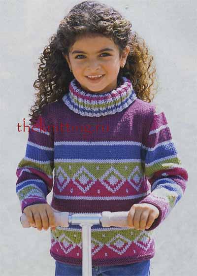 Вязание для детей спицами свитера